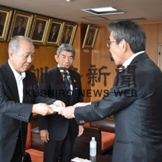 宮友会が日赤と釧路市に寄付【釧路市】(2023-09-29)