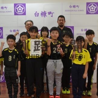 庶路ビクトリー小学バレー全道へ【白糠】(2023-10-13)