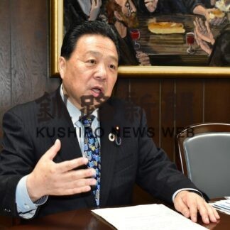 「鉄道高架事業 推進を」　佐藤衆議院来社【釧路市】(2023-11-11)