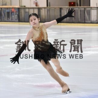 小野寺（釧阿寒２年）優勝　中体連フィギュア【釧路市】(2023-11-20)