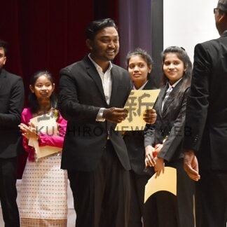 留学生１２人、思い込め日本語でスピーチ【中標津】(2023-11-28)