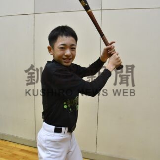 鈴木選手、日ハムジュニア代表に　「日本一に貢献を」【釧路市】(2023-12-18)