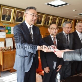 釧路市動物園協会、市に５０万円を寄付　アムールトラ支援募金【釧路市】(2023-12-29)