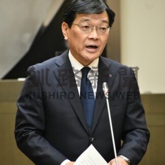 大石村長４選出馬表明【鶴居】(2023-12-15)