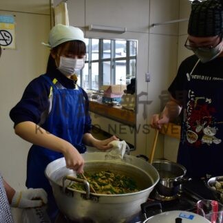 地元産アサリに舌鼓　散布小中感謝祭【浜中】(2023-12-14)