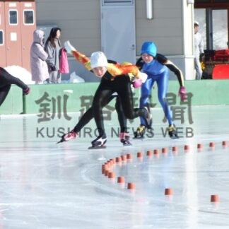 釧新杯スケート大会今季から休止【根室】(2023-12-27)