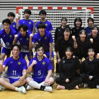 ハンドボール釧江南２年連続男女Ｖ　高校新人戦釧根支部予選(2023-12-05)