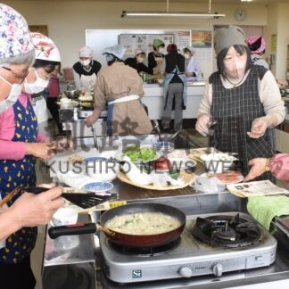 道産食材で健康料理作り　教室に１６人参加【釧路市】(2023-12-08)