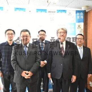 新役員決意新た　釧路あすなろクが本社表敬【釧路市】(2024-01-28)