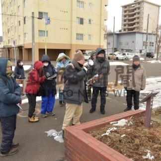 啄木ゆかりの地を散策　くしろ元町フットパスを広め隊【釧路市】(2024-01-23)