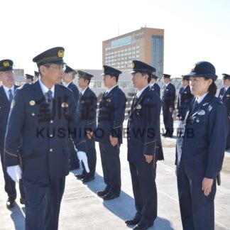 道警釧本 年頭点検で決意【釧路市】(2024-01-12)