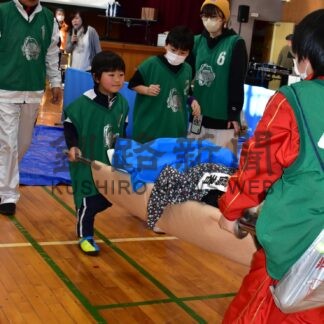 防災運動会で楽しく学び【釧路町】(2024-01-22)