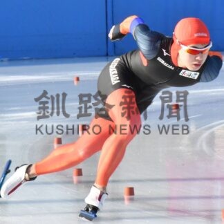 宮坂（別海上西春別出）1500で優勝　全国高校スピード_1(2024-01-29)