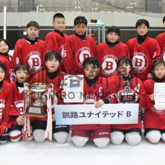 全道小学生アイホ　釧路ユナイテッドＢ準優勝【札幌】(2024-01-09)
