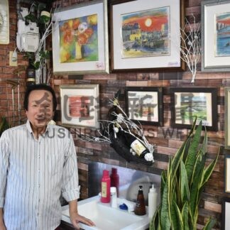 釧路の景勝地、水彩画で表現　橘さん作品展【釧路市】(2024-01-14)