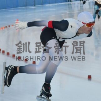 計根別学園・加藤男子１５００制す　全道中学校スケート【釧路市】(2024-01-07)