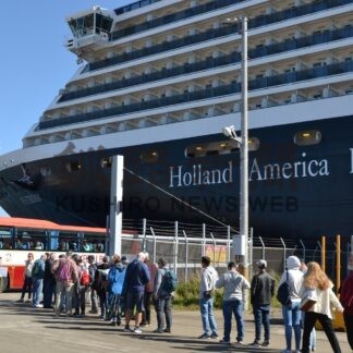 ２３年道内港客船寄港実績　釧路港は１２回で４位【釧路市】(2024-02-03)