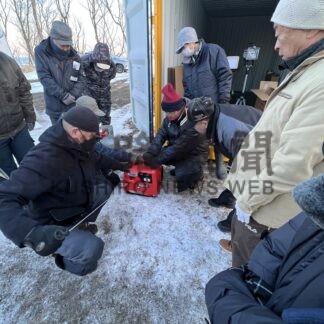 厳冬期の夜間避難所設営、課題は　町民ら訓練【白糠】(2024-02-29)