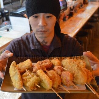 居酒屋「浜ちゃん」お気軽串揚げ人気【釧路市】(2024-03-01)