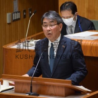 釧路市議会　「住民の幸福度向上」蝦名市長が市政方針【釧路市】_1(2024-02-23)