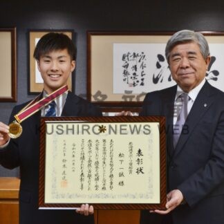 松下さん（白糠学園７年）に道スポーツ奨励賞【白糠】(2024-02-10)