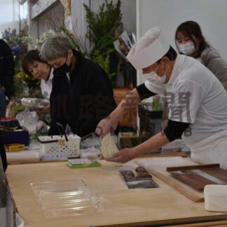 手打ちそば愛好者　能登支援で慈善実演販売【中標津】(2024-02-07)