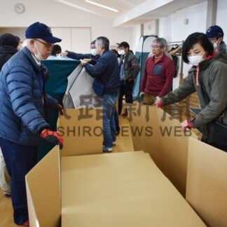 避難所運営の方法学ぶ　下幌呂地区で防災訓練【鶴居】(2024-02-26)