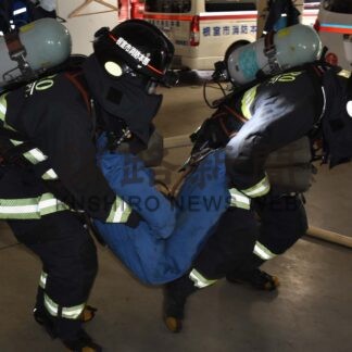 焼死者火災撲滅へ訓練　根室市消防本部【根室】(2024-02-11)