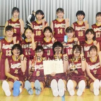 釧鳥取（男子）釧鳥取西（女子）頂点　釧新杯中学バスケ【釧路市】_1(2024-02-05)