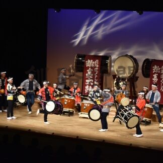 力強い演奏、観客楽しむ　蝦夷太鼓保存会【釧路市】(2024-03-11)