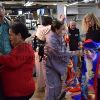 今年度初クルーズ船寄港　市民有志らおもてなし【釧路市】_1(2024-04-16)