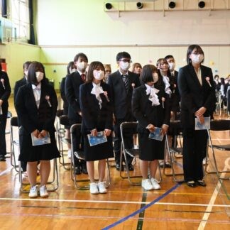 ２年間の学びスタート　くしろせんもん学校で入学式【釧路市】(2024-04-05)