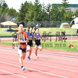 陸上記録会　藤原が男子走り幅跳びで５１年ぶり釧根新記録【釧路市】(2024-04-29)