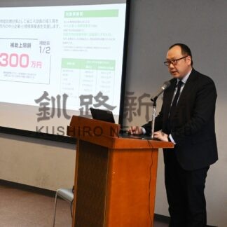 重点支援施策を開設　日本公庫釧路支店が講座【釧路市】(2024-04-16)