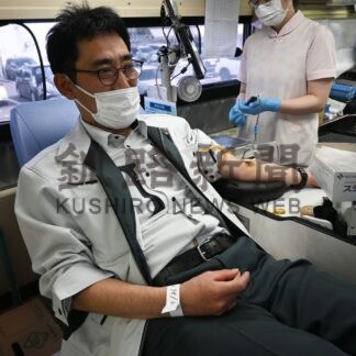 献血で地域貢献　葵建設【釧路市】(2024-04-20)