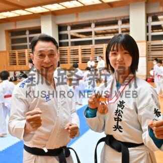 見田（釧路出身）空手道全国３位　女子個人組手６６㌔超級(2024-04-02)