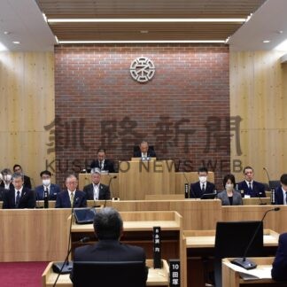 根室市新庁舎で初議会【根室】(2024-05-14)