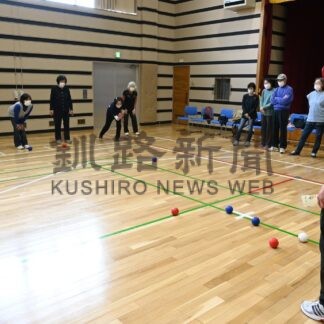 ボッチャ講習会　６０～８０代体験【白糠】(2024-05-28)