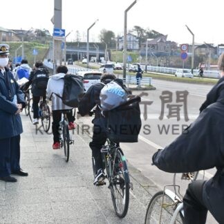自転車ヘルメット着用を　生徒らに安全指導【釧路市】(2024-05-11)