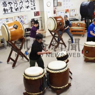 １６日太鼓演奏 練習に熱　釧路太平洋太鼓保存会【釧路市】(2024-06-11)