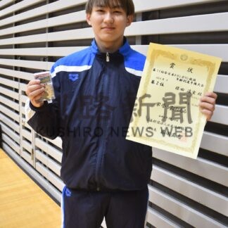 楳田（釧高専３年）トランポリン全国準Ｖ【釧路市】(2024-06-17)