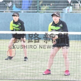釧根勢１回戦突破が最高　全道高体連ソフトテニス【釧路市】(2024-06-11)