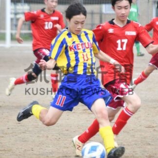 釧鳥取 Ｋ─１暫定首位　釧新旗Ｕ１５サッカー【釧路市】(2024-06-18)