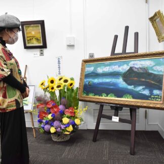 夕日の情景など力作５０点　木島務さん十三回忌展【釧路市】(2024-06-22)