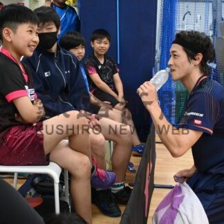 卓球・水谷さん世界の技披露　トークショーとイベント【釧路市】_1(2024-06-29)