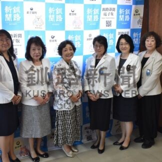 国際ソロプチミスト釧路　新役員本社表敬【釧路市】(2024-07-09)