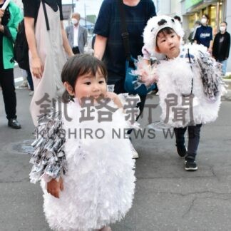 子ども仮装盆踊り趣向凝らし　スラムダンク団体Ｖ【根室】_1(2024-07-24)