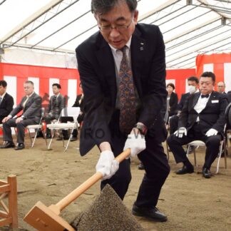ジョイフルエーケー釧路店着工　地鎮祭で安全祈願【釧路市】(2024-07-24)