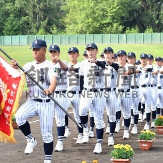 釧根３校 堂々行進　高校野球北大会開幕【旭川】_1(2024-07-14)