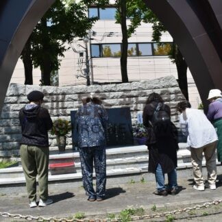 釧路空襲の犠牲者慰霊　負の遺産を守る会【釧路市】(2024-07-15)